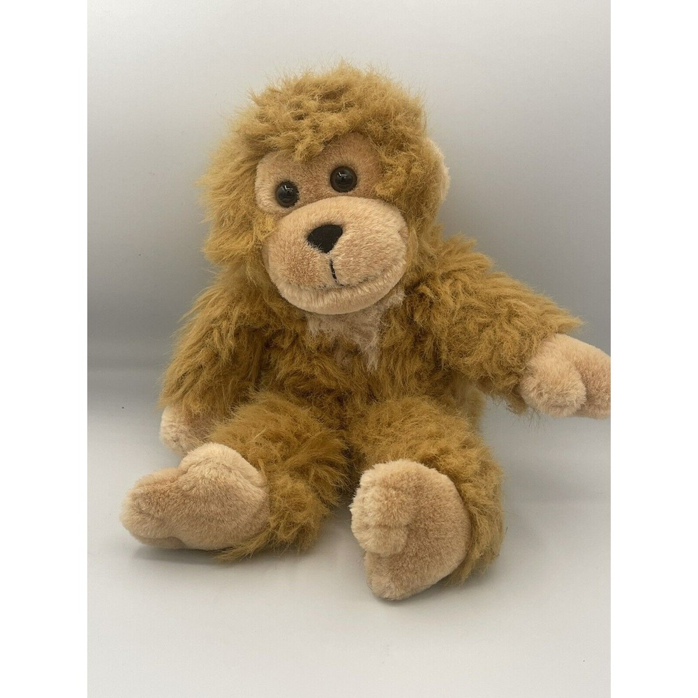 Russ Zoo-Zoo Safari Monkey Plush Stuffed Animal Tan With Hat Tag Caress Soft Pet